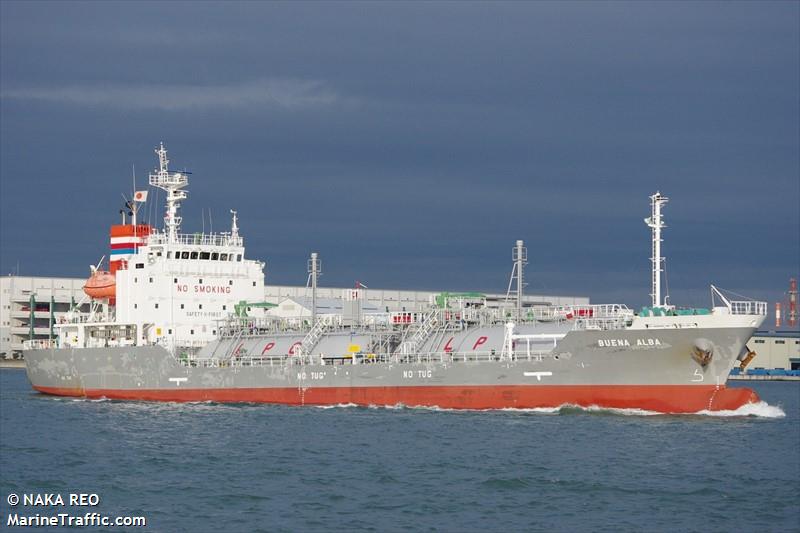 buena alba (LPG Tanker) - IMO 9643972, MMSI 373933000, Call Sign 3FOE8 under the flag of Panama