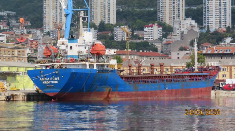 anna 2005 (General Cargo Ship) - IMO 9369459, MMSI 377221000, Call Sign J8B5407 under the flag of St Vincent & Grenadines