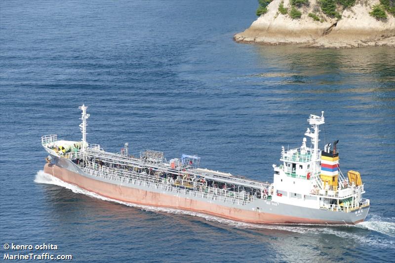 shinyu maru (Tanker) - IMO , MMSI 431006873, Call Sign JD3849 under the flag of Japan