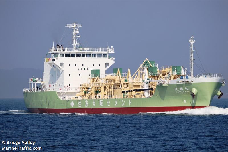 taikimaru (Cement Carrier) - IMO 9833785, MMSI 431011571, Call Sign JD4386 under the flag of Japan