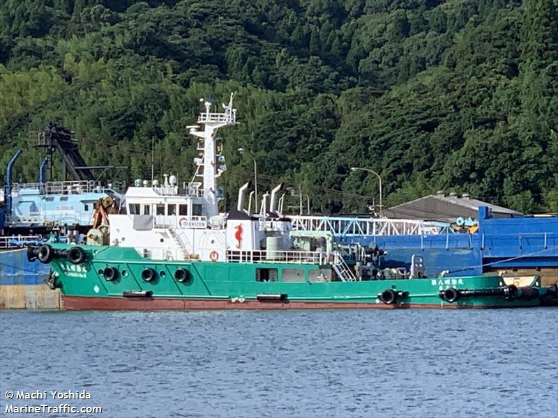 meijimaru no.8 (Tug) - IMO 9729659, MMSI 431117000, Call Sign 7JSO under the flag of Japan