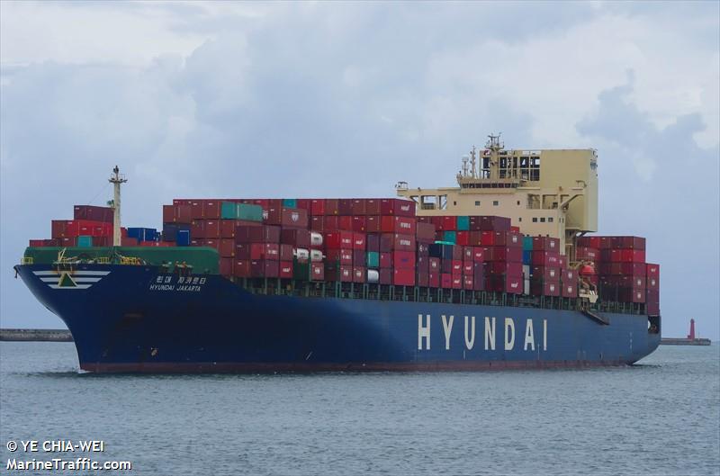 hyundai jakarta (Container Ship) - IMO 9323522, MMSI 441398000, Call Sign D7HJ under the flag of Korea