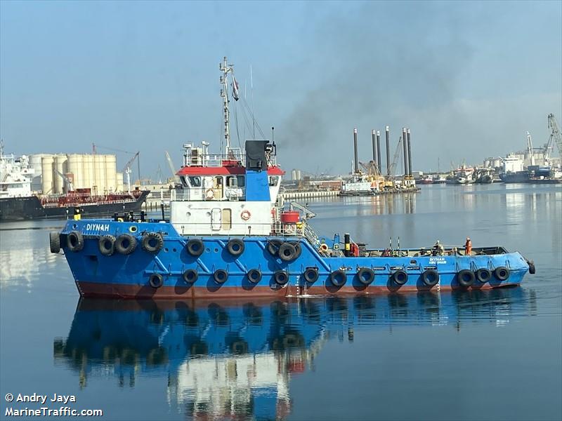 diynah (Tug) - IMO 9248722, MMSI 470775000, Call Sign A6E2387 under the flag of UAE