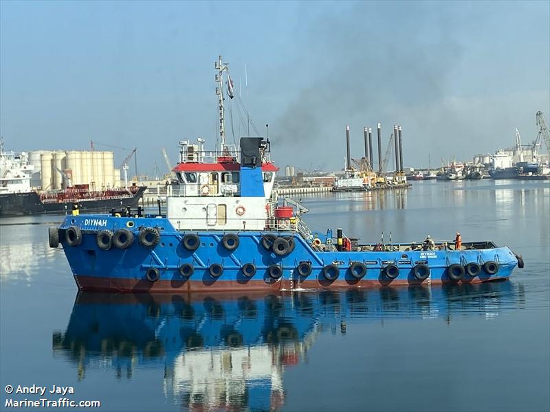 diynah (Tug) - IMO 9248722, MMSI 470775000, Call Sign A6E2387 under the flag of UAE