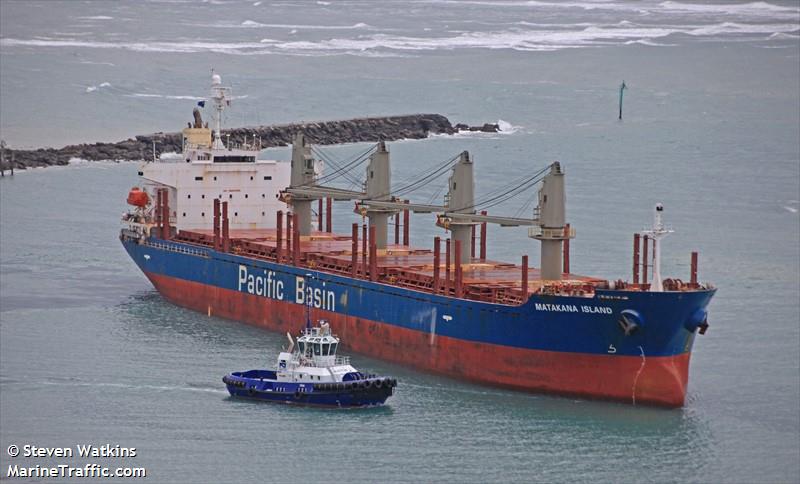 matakana island (Bulk Carrier) - IMO 9295153, MMSI 477733300, Call Sign VRGM4 under the flag of Hong Kong