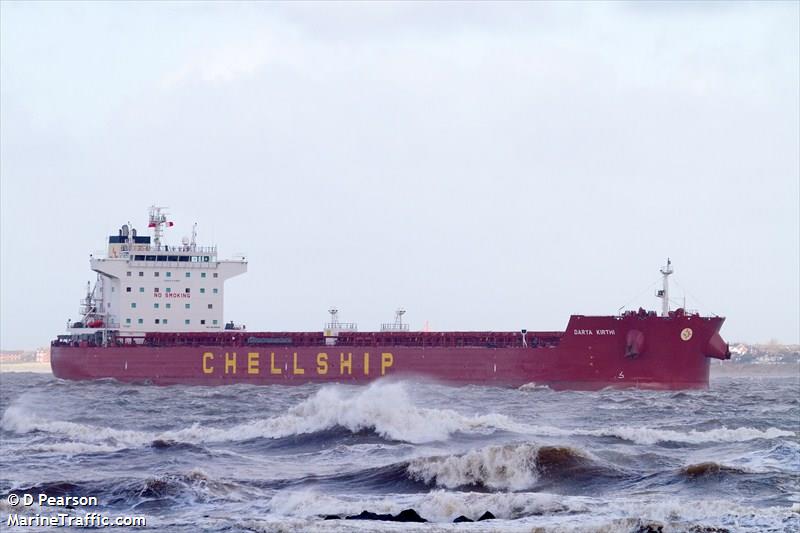 darya kirthi (Bulk Carrier) - IMO 9635690, MMSI 477739300, Call Sign VRJC2 under the flag of Hong Kong