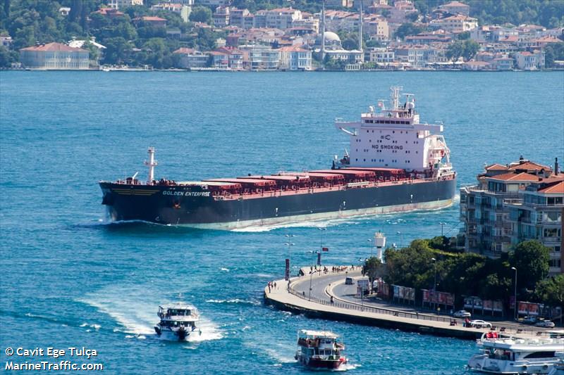 golden enterprise (Bulk Carrier) - IMO 9481477, MMSI 477764100, Call Sign VRIU9 under the flag of Hong Kong