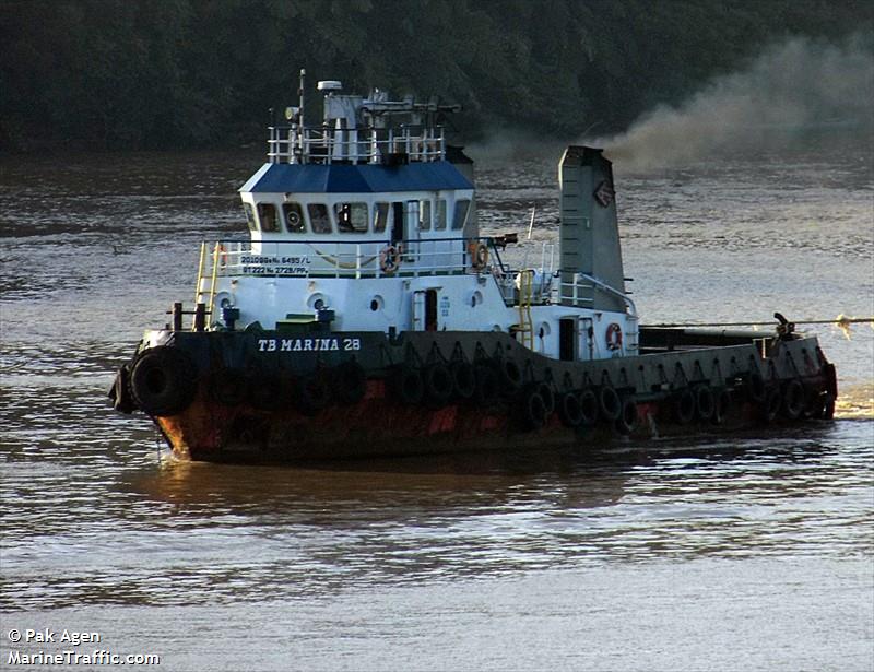 tb jkw mahakam 8 (Tug) - IMO 8652184, MMSI 525007415, Call Sign YD 3769 under the flag of Indonesia