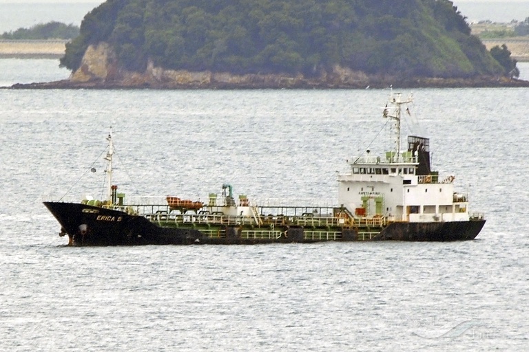 erica 9 (Bitumen Tanker) - IMO 9020845, MMSI 525023229, Call Sign JZMF under the flag of Indonesia