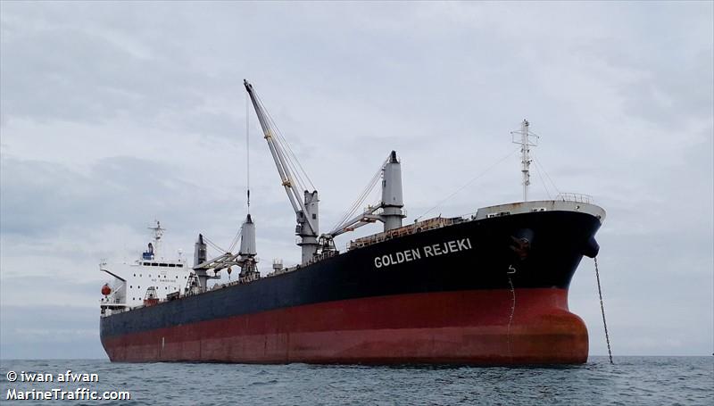 golden rejeki (Bulk Carrier) - IMO 9480966, MMSI 525113014, Call Sign YCKJ2 under the flag of Indonesia