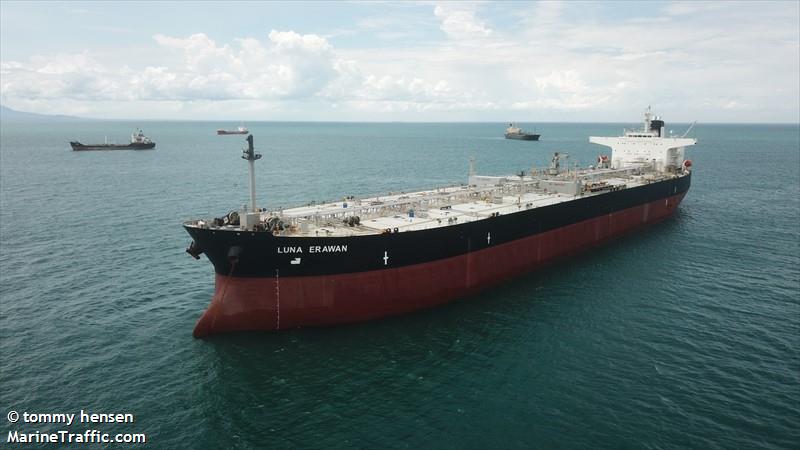 luna erawan (Crude Oil Tanker) - IMO 9296810, MMSI 525114057, Call Sign YCVR2 under the flag of Indonesia