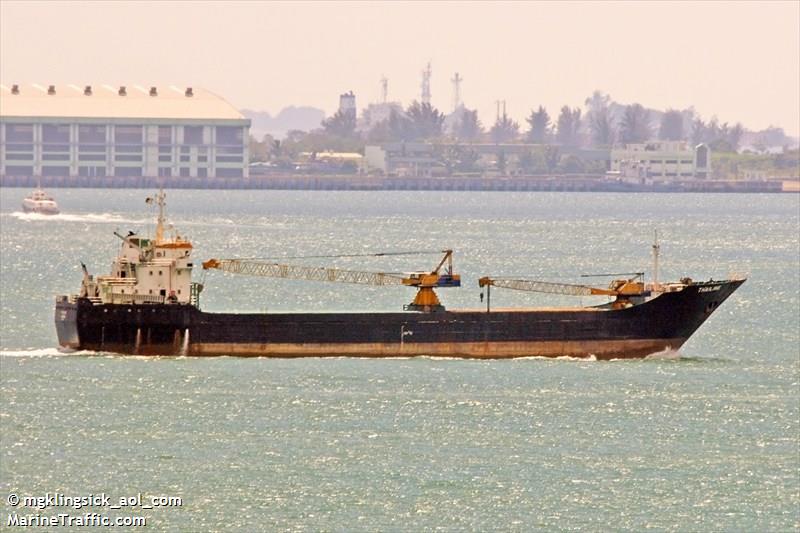 mv thailine (General Cargo Ship) - IMO 8938148, MMSI 533257000, Call Sign 9WCA2 under the flag of Malaysia