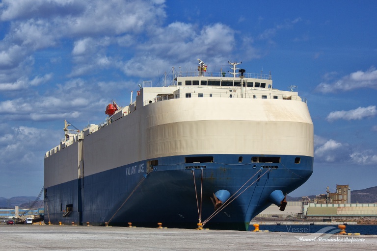 valiant ace (Vehicles Carrier) - IMO 9610420, MMSI 538004759, Call Sign V7YX6 under the flag of Marshall Islands