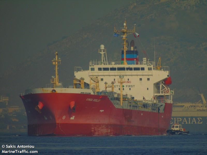 ginga ocelot (Chemical/Oil Products Tanker) - IMO 9581423, MMSI 538005077, Call Sign V7AV6 under the flag of Marshall Islands