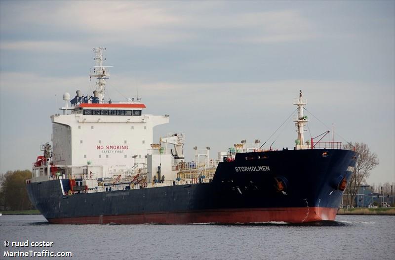 storholmen (Chemical/Oil Products Tanker) - IMO 9436408, MMSI 538005554, Call Sign V7RU6 under the flag of Marshall Islands