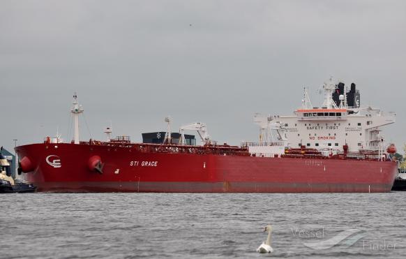 sti grace (Crude Oil Tanker) - IMO 9722584, MMSI 538006356, Call Sign V7MH6 under the flag of Marshall Islands
