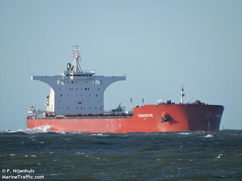 comanche (Bulk Carrier) - IMO 9743289, MMSI 538006933, Call Sign V7QM7 under the flag of Marshall Islands