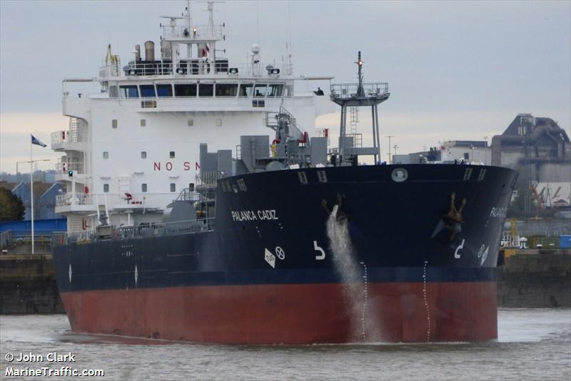 palanca cadiz (Bitumen Tanker) - IMO 9748007, MMSI 538007108, Call Sign V7RI4 under the flag of Marshall Islands