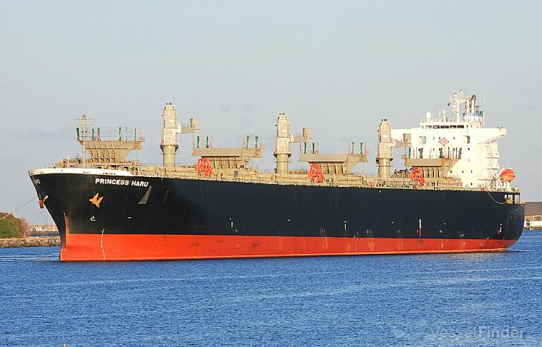 princess haru (Wood Chips Carrier) - IMO 9801237, MMSI 538007472, Call Sign V7PH5 under the flag of Marshall Islands