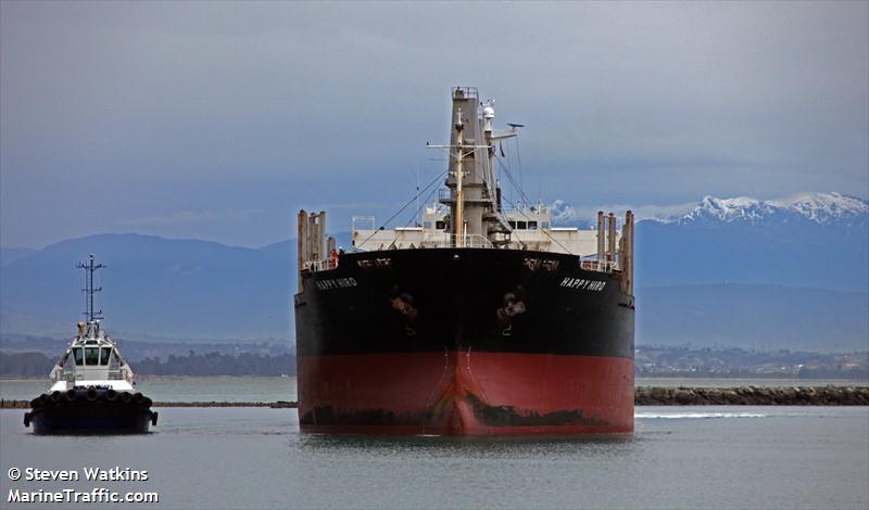 happy hiro (Bulk Carrier) - IMO 9303390, MMSI 538007519, Call Sign V7SU3 under the flag of Marshall Islands