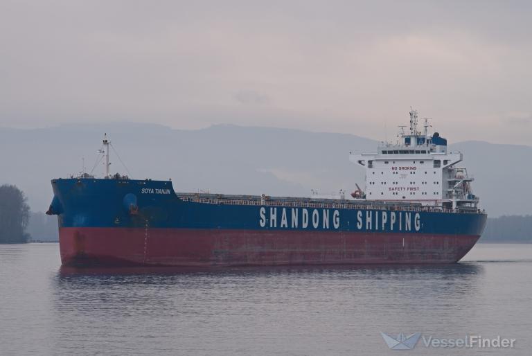 soya tianjin (Bulk Carrier) - IMO 9883754, MMSI 538008993, Call Sign V7A4171 under the flag of Marshall Islands