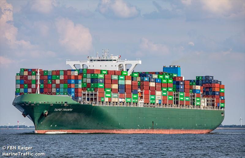 taipei triumph (Container Ship) - IMO 9737498, MMSI 563029900, Call Sign 9V3478 under the flag of Singapore