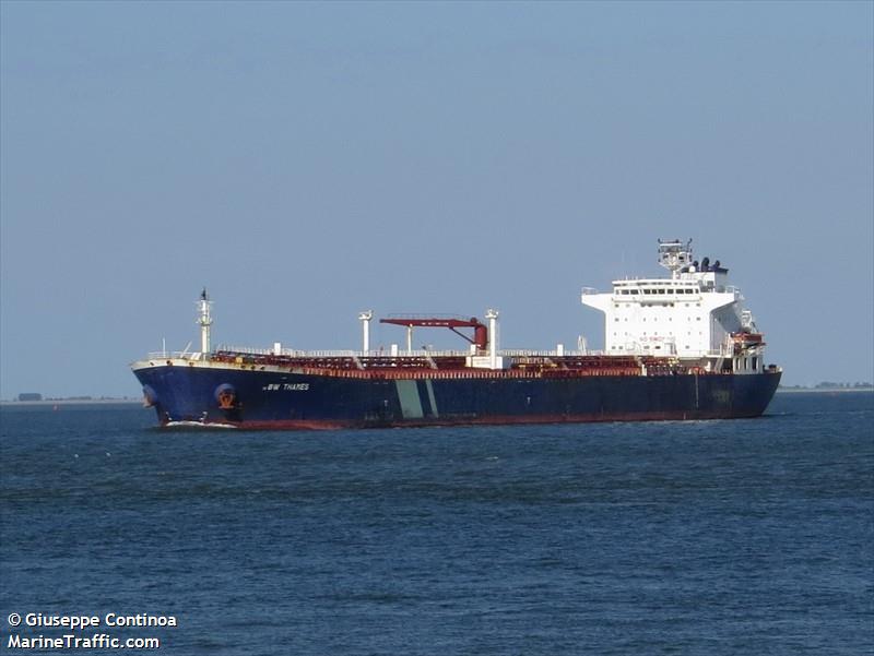 bw thames (Oil Products Tanker) - IMO 9393084, MMSI 563041000, Call Sign 9VNH6 under the flag of Singapore