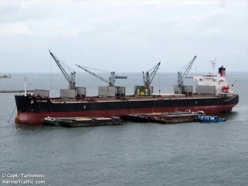 thor chaiyo (Bulk Carrier) - IMO 9403140, MMSI 563056500, Call Sign 9V8244 under the flag of Singapore