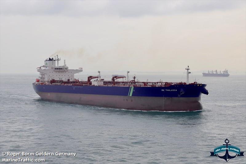bw thalassa (Crude Oil Tanker) - IMO 9800324, MMSI 563069200, Call Sign 9V6090 under the flag of Singapore