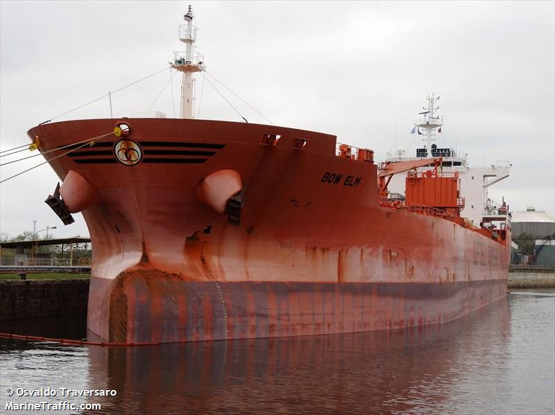 bow elm (Chemical/Oil Products Tanker) - IMO 9388302, MMSI 563755000, Call Sign 9V9233 under the flag of Singapore
