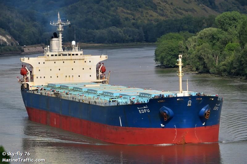 edfu (Bulk Carrier) - IMO 9139256, MMSI 622120321, Call Sign SSLY under the flag of Egypt