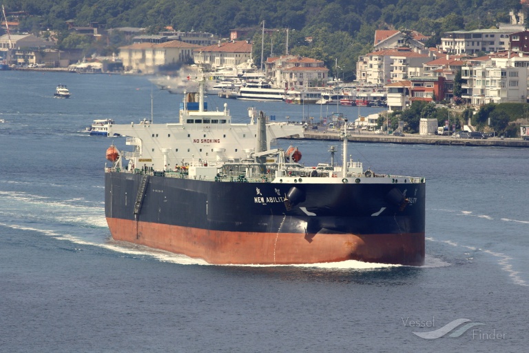 new ability (Crude Oil Tanker) - IMO 9361512, MMSI 636013683, Call Sign A8OQ2 under the flag of Liberia