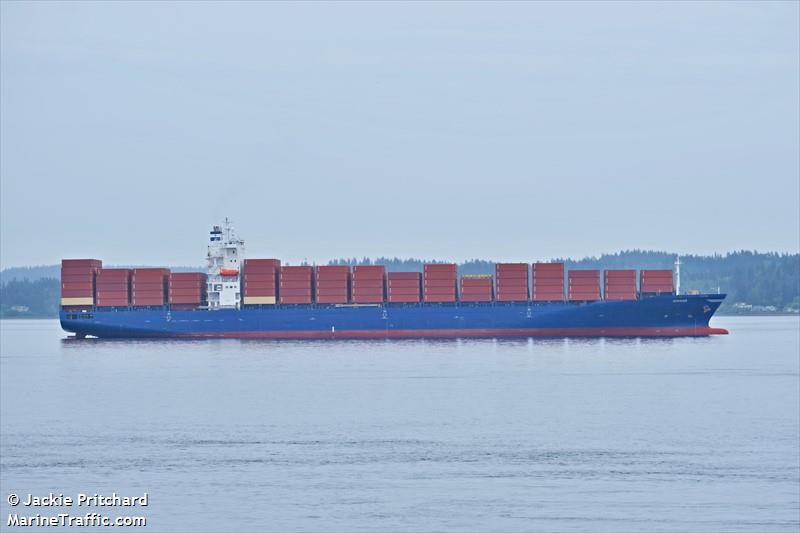 ionikos (Container Ship) - IMO 9397614, MMSI 636014200, Call Sign A8SD6 under the flag of Liberia