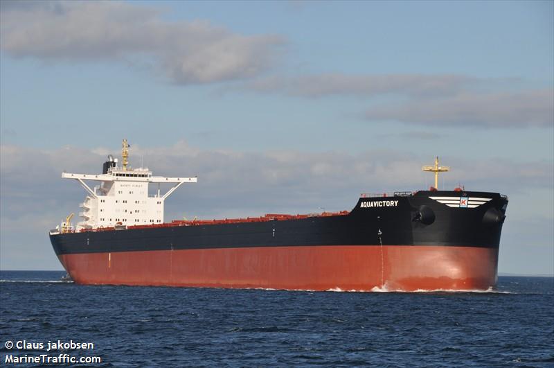 aquavictory (Bulk Carrier) - IMO 9469699, MMSI 636014580, Call Sign A8VA2 under the flag of Liberia