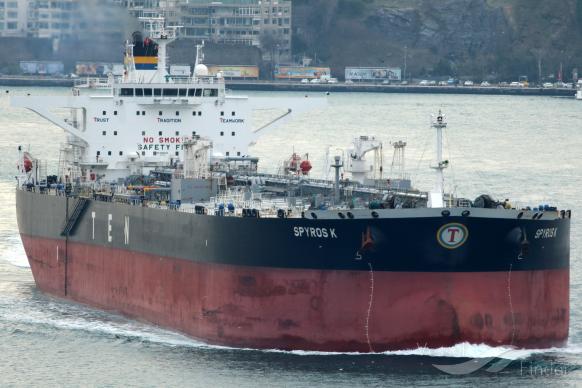 spyros k (Crude Oil Tanker) - IMO 9565948, MMSI 636015119, Call Sign A8YS2 under the flag of Liberia