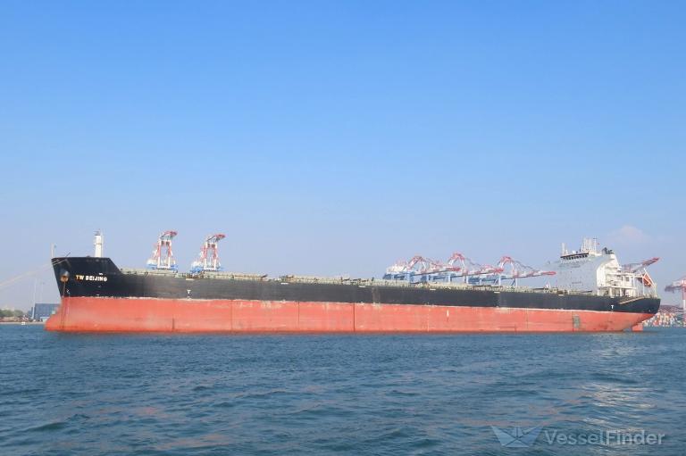 tw beijing (Bulk Carrier) - IMO 9603506, MMSI 636015511, Call Sign D5BF4 under the flag of Liberia