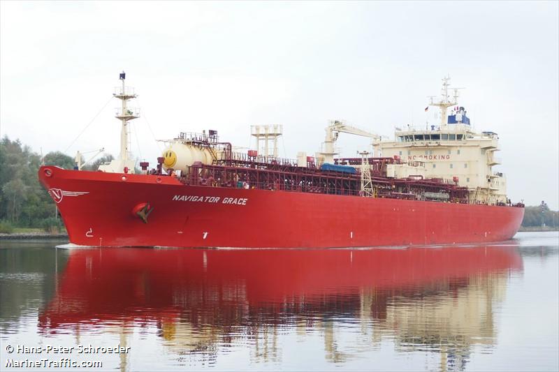 navigator grace (LPG Tanker) - IMO 9531478, MMSI 636015943, Call Sign D5DP9 under the flag of Liberia