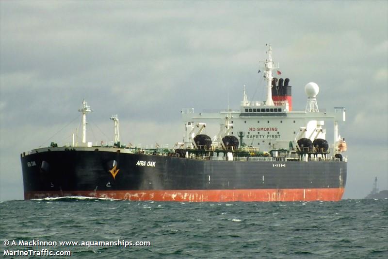 oaka (Crude Oil Tanker) - IMO 9247792, MMSI 636015976, Call Sign D5DU9 under the flag of Liberia