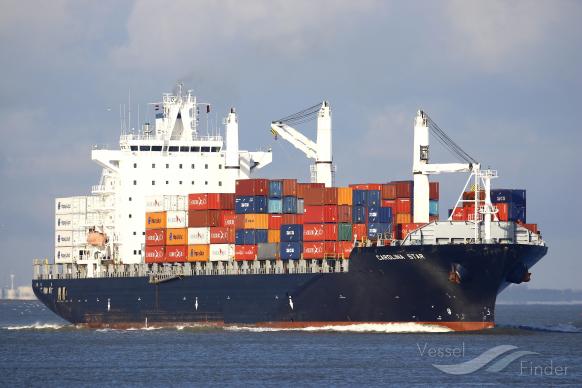 carolina star (Container Ship) - IMO 9210062, MMSI 636016417, Call Sign D5GC3 under the flag of Liberia