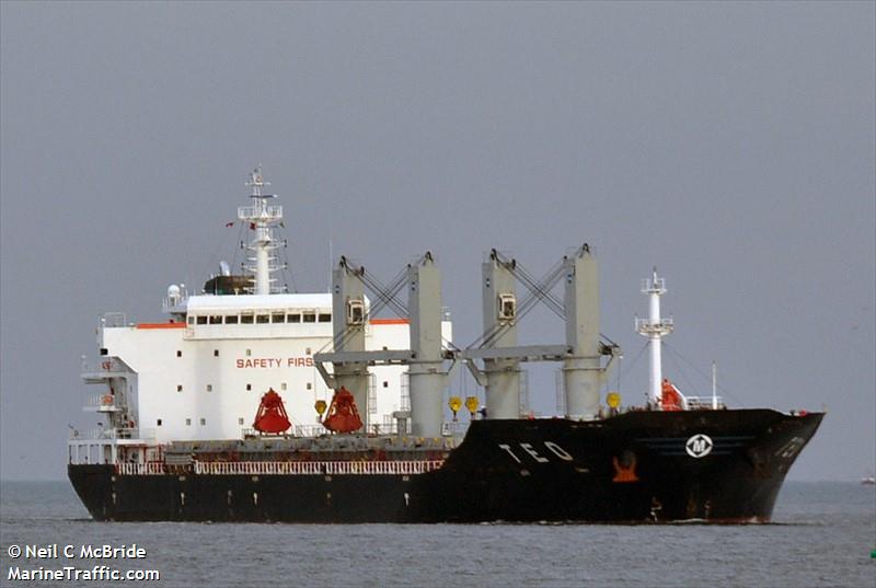 teo (Bulk Carrier) - IMO 9588380, MMSI 636016901, Call Sign D5II4 under the flag of Liberia