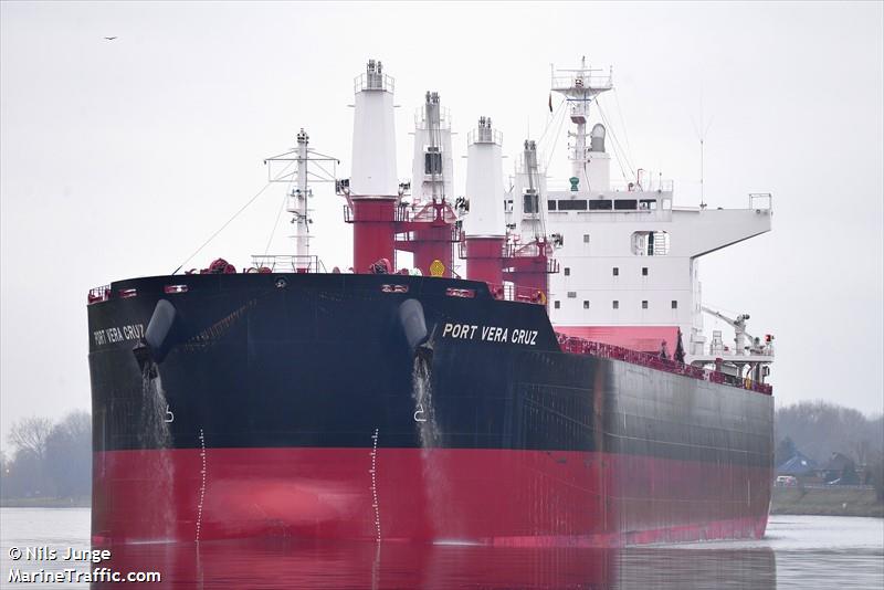 port vera cruz (Bulk Carrier) - IMO 9759680, MMSI 636017572, Call Sign D5LP5 under the flag of Liberia