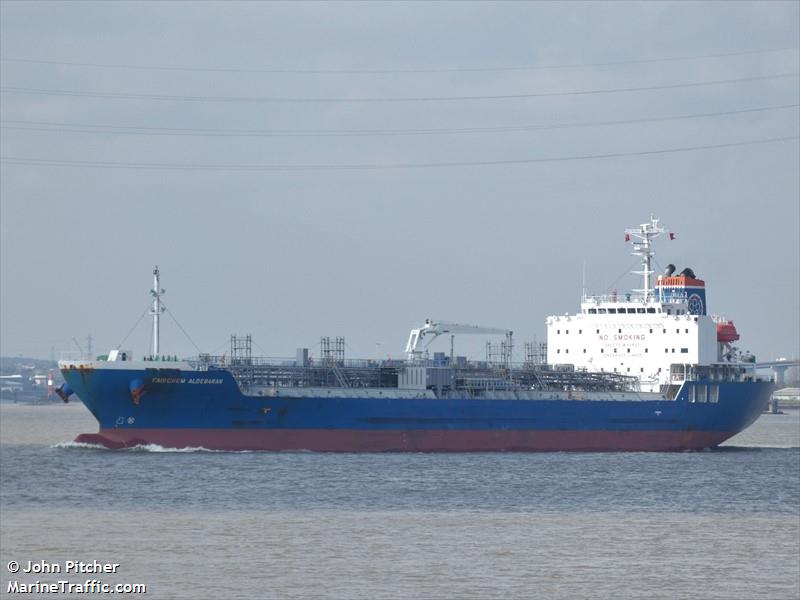fairchem aldebaran (Chemical/Oil Products Tanker) - IMO 9552666, MMSI 636017765, Call Sign D5MP6 under the flag of Liberia