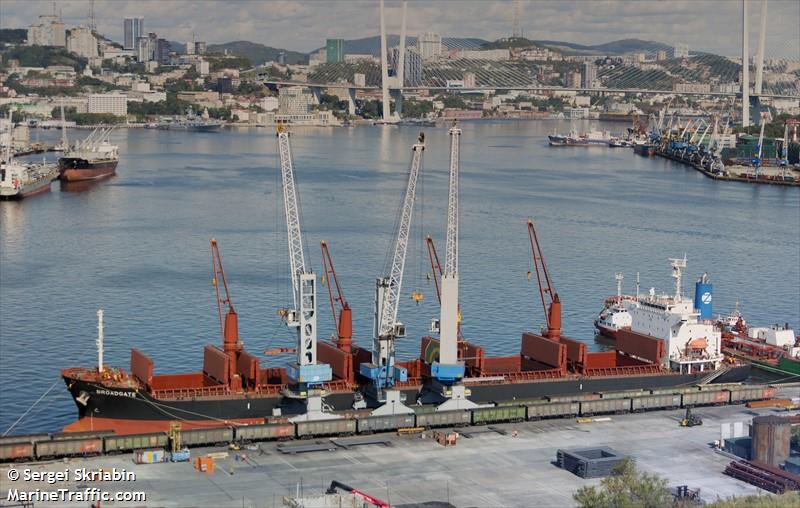 broadgate (Bulk Carrier) - IMO 9785122, MMSI 636018128, Call Sign D5OH5 under the flag of Liberia