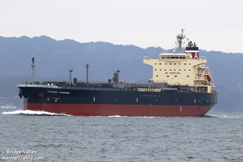 eternal sunshine (Chemical/Oil Products Tanker) - IMO 9788590, MMSI 636019017, Call Sign D5SO3 under the flag of Liberia