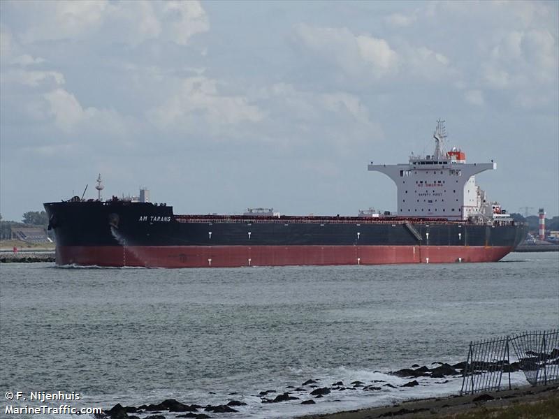 am tarang (Bulk Carrier) - IMO 9832913, MMSI 636019283, Call Sign D5TU4 under the flag of Liberia