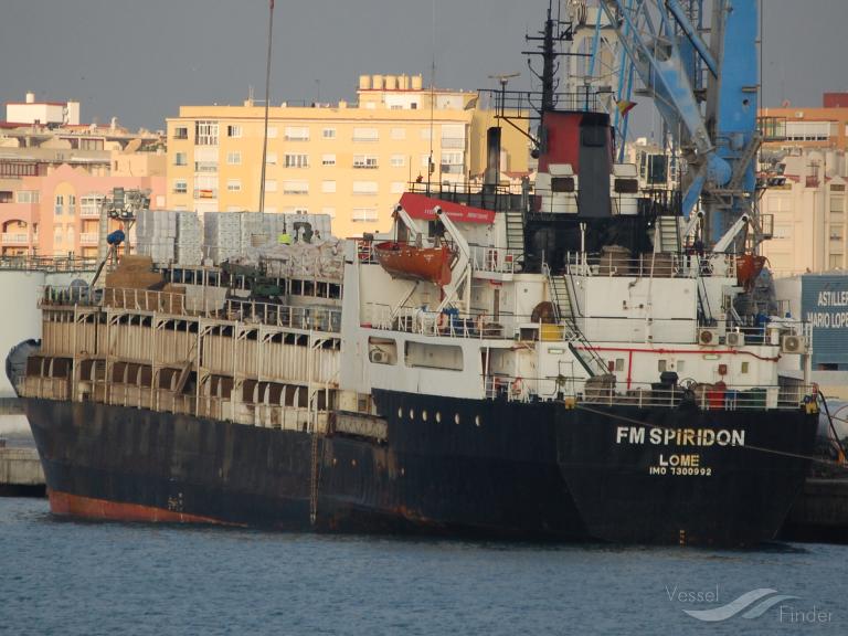 fm spiridon (Livestock Carrier) - IMO 7300992, MMSI 671637000, Call Sign 5VDO4 under the flag of Togolese Rep