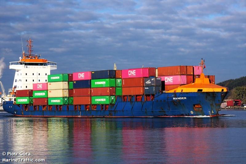 ranger (Container Ship) - IMO 9322542, MMSI 209696000, Call Sign C4FA2 under the flag of Cyprus
