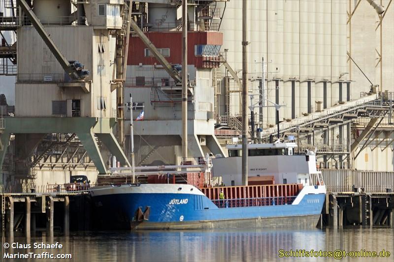 ms jutland (General Cargo Ship) - IMO 9142497, MMSI 211718360, Call Sign DFZX under the flag of Germany