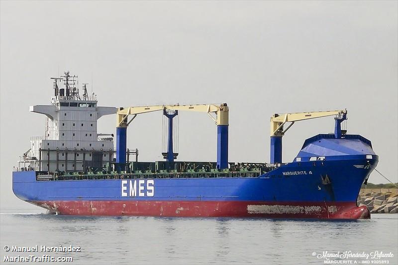 marguerite a (Container Ship) - IMO 9305893, MMSI 215416000, Call Sign 9HA5101 under the flag of Malta