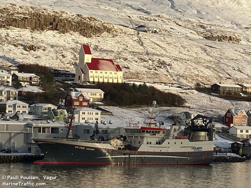 asbjorn hg265 (Fishing Vessel) - IMO 9414709, MMSI 220628000, Call Sign OYGY under the flag of Denmark